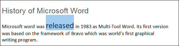 Cómo utilizar un Tesauro en un documento de Word