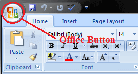 Microsoft Office Button Javatpoint
