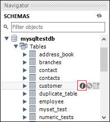 MySQL DESCRIBE TABLE