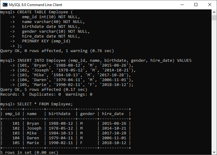 Mysql Delete All Rows From Table And Reset Id To Zero Value 