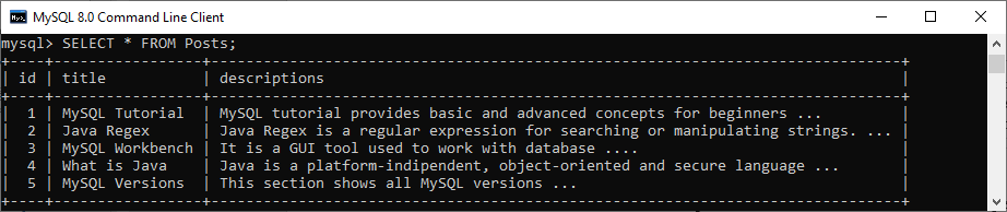 MySQL Query Expansion FULLTEXT Search