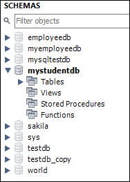MySQL Show Columns