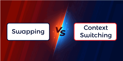Swapping vs Context Switching
