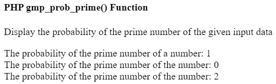 PHP gmp_prob_prime() function