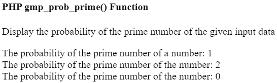 PHP gmp_prob_prime() function