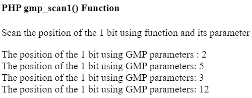 PHP gmp_scan1() function