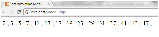 PHP Prime number 1