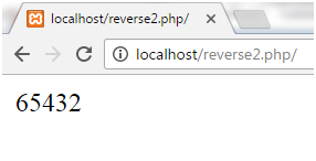 PHP Reverse th number 2