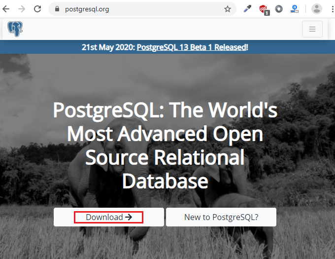 installing postgreSQL on windows
