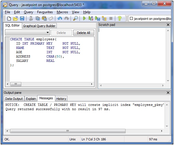 postgresql create database owner