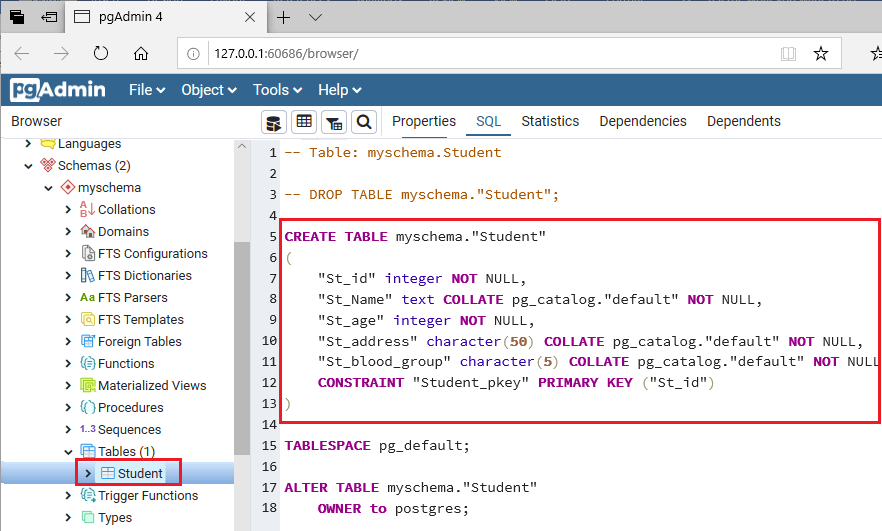 PostgreSQL 插入