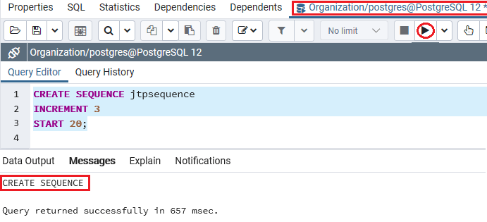 PostgreSQL Sequence