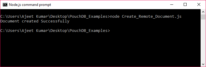 PouchDB Create document 3