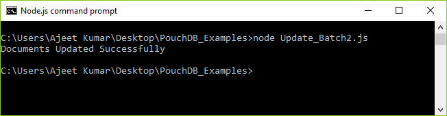 PouchDB Update batch 1