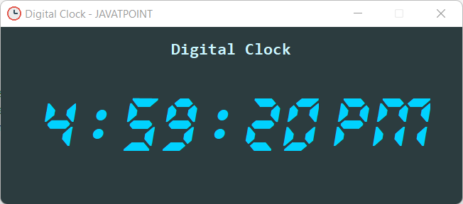 Digital Clock using Tkinter in Python