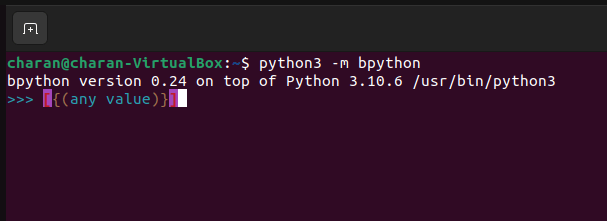 了解有关bpython:一个具有类似ide功能的Python REPL