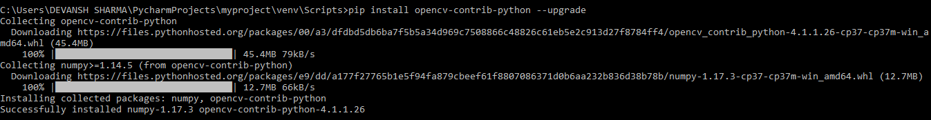 install opencv python mac