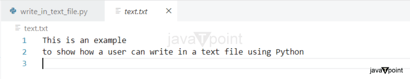 How to Write in Text File using Python