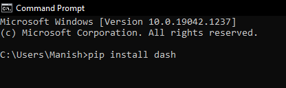 Python Dash module