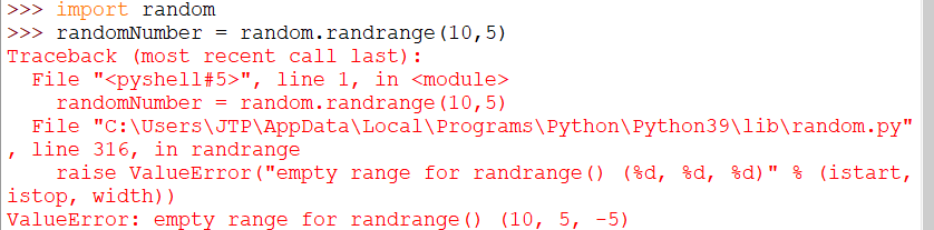 python-random-randrange-javatpoint