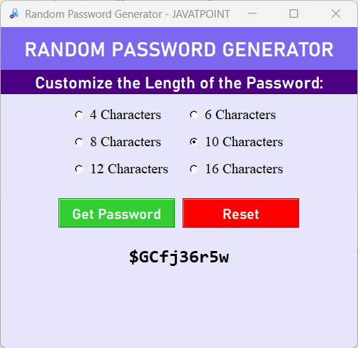 Random Password Generator in Python