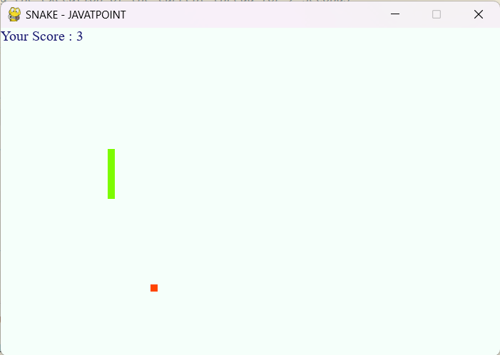 Snake Game using PyGame in Python