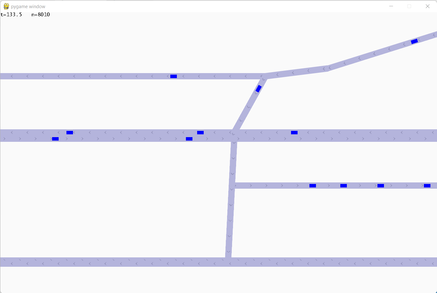 Traffic Flow Simulation in Python
