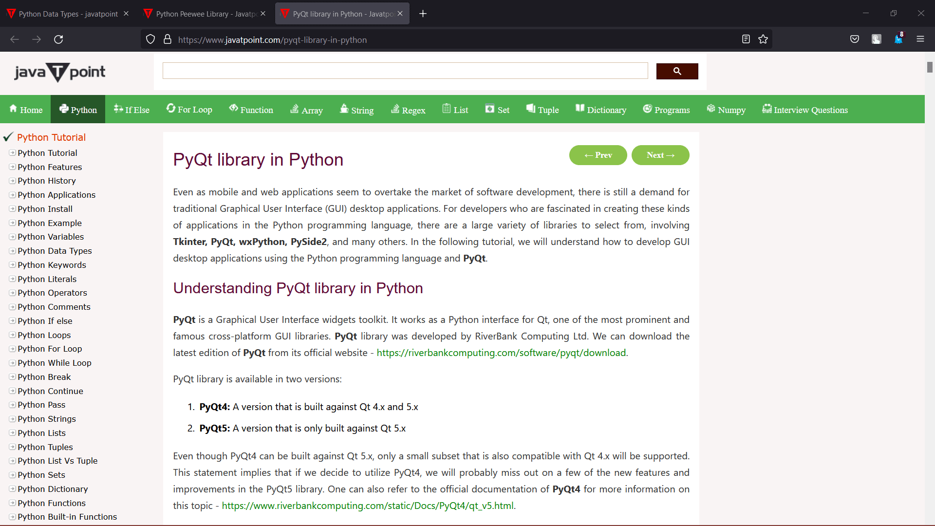 Webbrowser module in Python