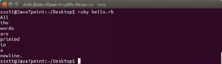Ruby iterators 5