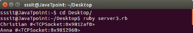 Ruby Socket programming 4