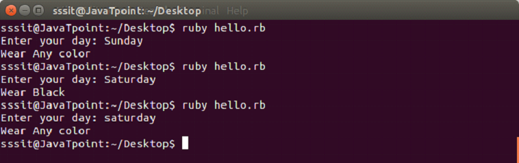 Ruby switch 1