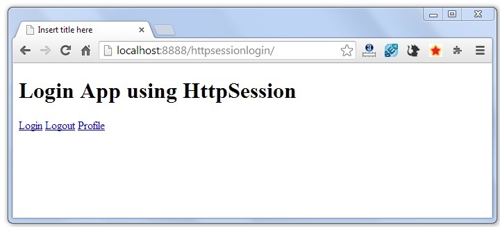 servlet http session login example 1