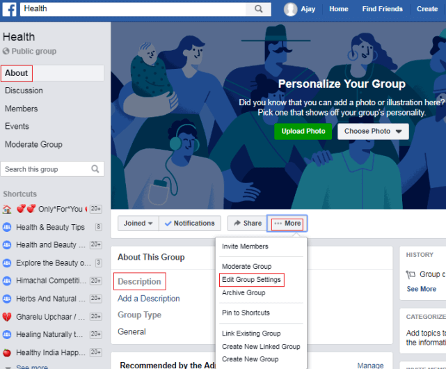 SMO How To Create Facebook Group