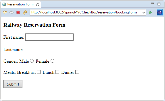 Spring MVC Form Checkbox