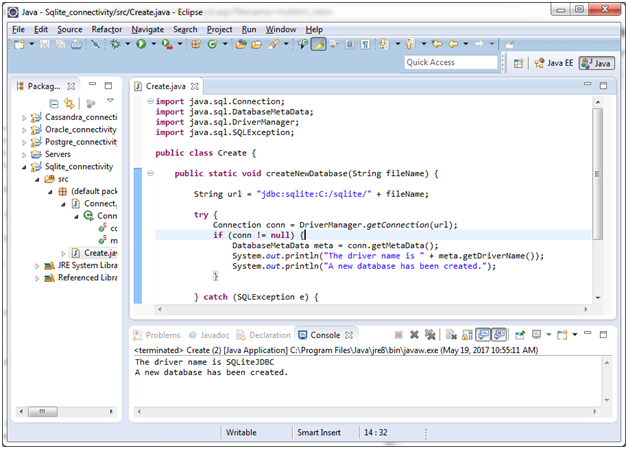 Sqlite Java with sqlite 2