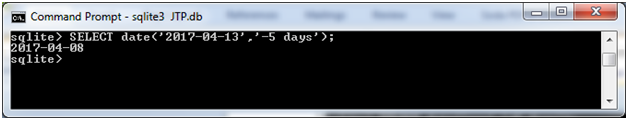 SQLite Date time function 17