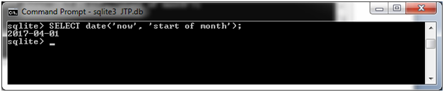 SQLite Date time function 3
