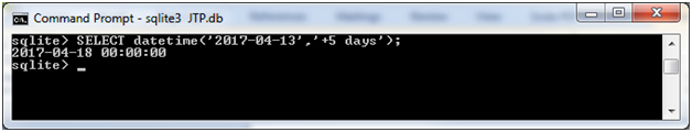 SQLite Datetime function 4