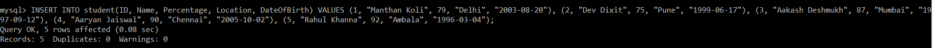 SQL get month from the date