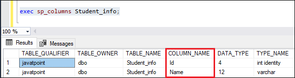 Add Columns in SQL Server