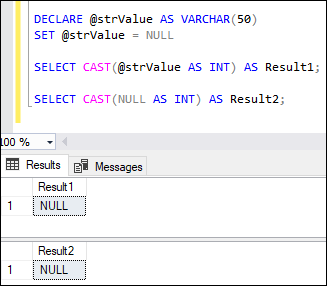 SQL Server CAST