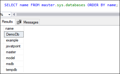 SQL server create database 3