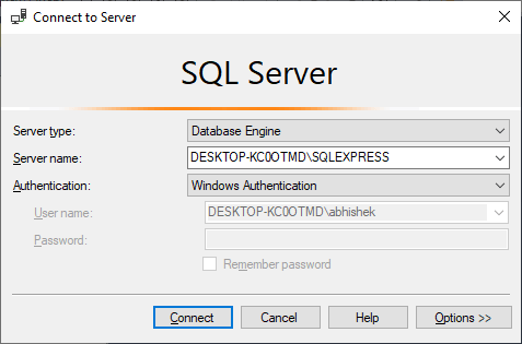 SQL server create database 5