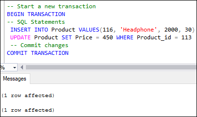 SQL Server Transaction