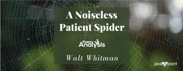 A Noiseless Patient Spider Summary