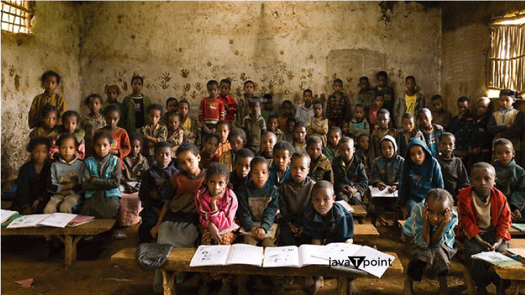 An Elementary School Classroom in a Slum Summary