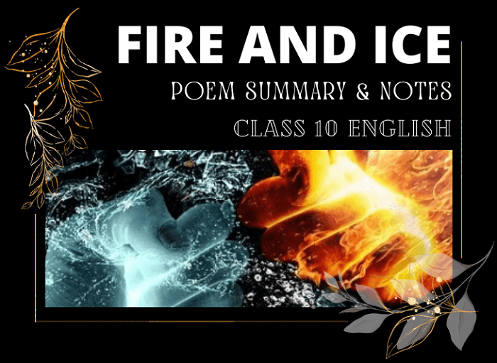 famous poems by robert frost fire and ice