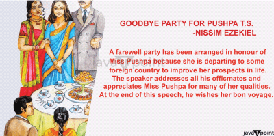Goodbye Party for Miss Pushpa Poem Summary