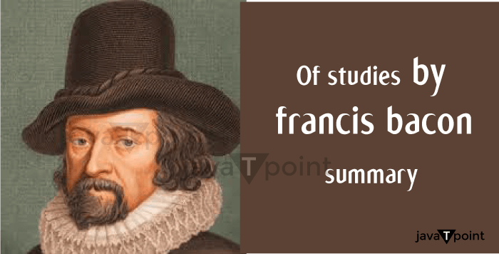 essay of studies by francis bacon summary