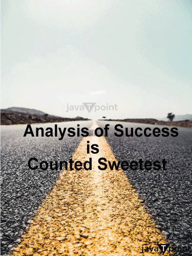 Success is counted Sweetest Analysis
